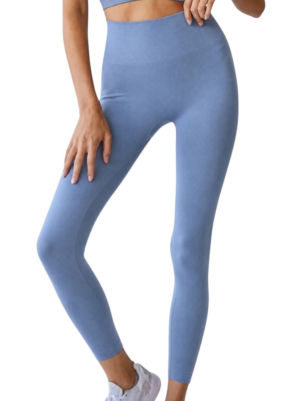 SET Active Sculptflex Leggings Women Small Blue Mid Rise